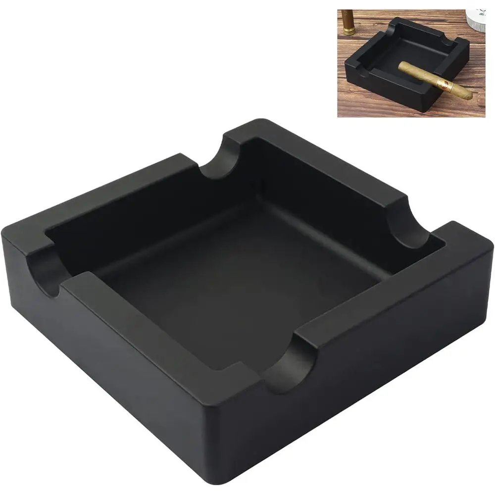 Durable Large Silicone Cigar Ashtrays with 4 Holders for Outdoor, Indoor, and Home Use
Durable Large Silicone Cigar Ashtrays with 4 Holders for Outdoor, Indoor, and Home Use