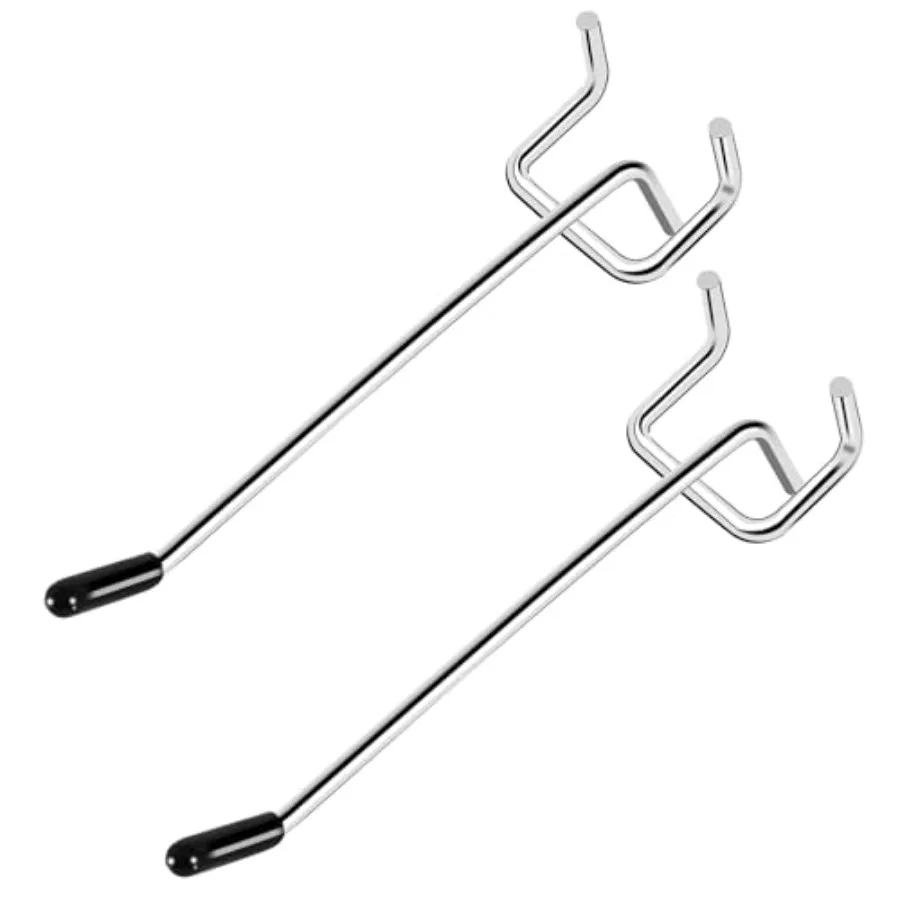 Pegboard Hooks 25 Pack 4 inch Peg Board Hooks for Hanging Fit 1/8 Metal Pegboards Peg Board Hooks for Garage Shop Office Crafts
Pegboard Hooks 25 Pack 4 inch Peg Board Hooks for Hanging Fit 1/8 Metal Pegboards Peg Board Hooks for Garage Shop Office Crafts