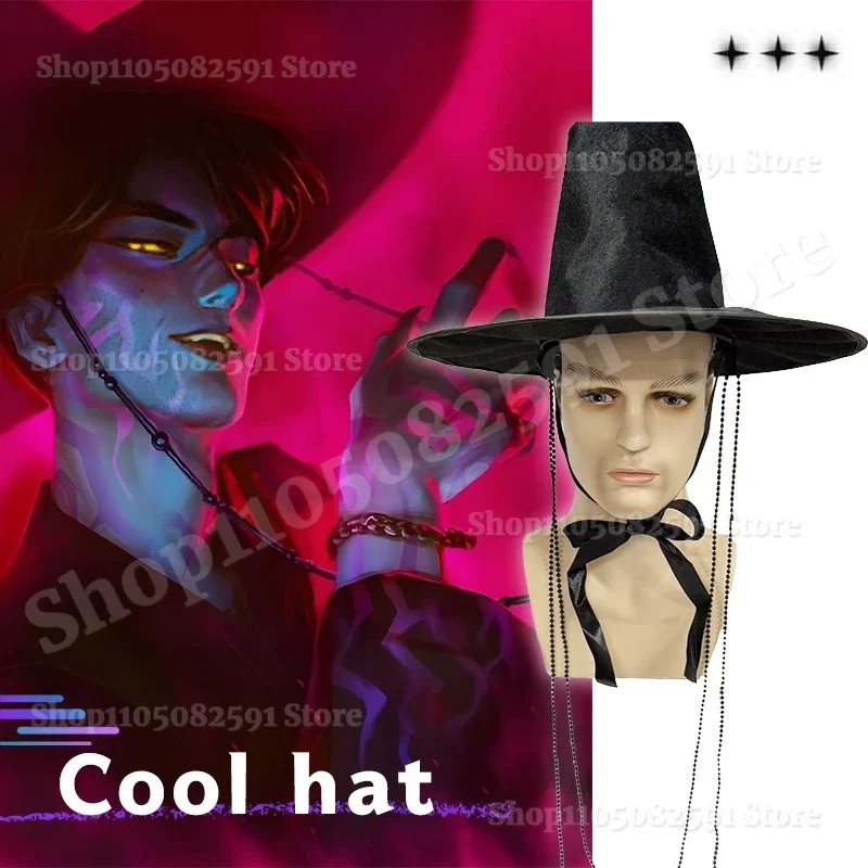Hunters Saja Boys Qinyu Jinu Cosplay Hat Korean Pop Adult Men Women Black High Top Hats Halloween Costume Props Headwear
Hunters Saja Boys Qinyu Jinu Cosplay Hat Korean Pop Adult Men Women Black High Top Hats Halloween Costume Props Headwear
