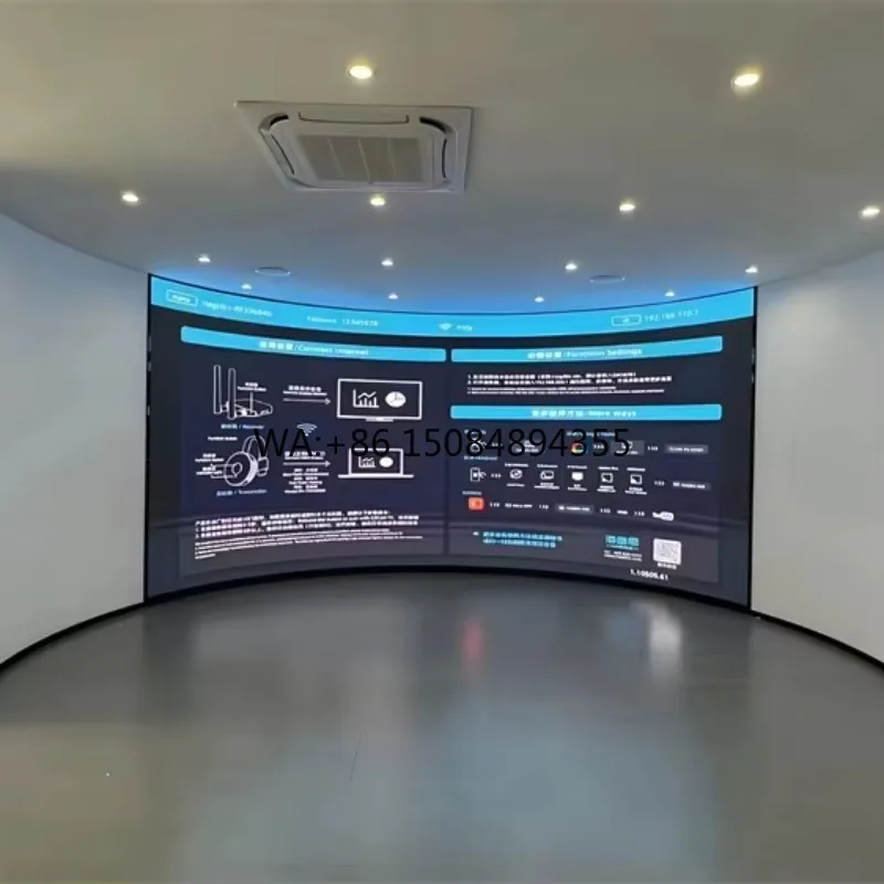 High Quality P2 Indoor Curved Flexible Full Color LED Display Screen Business Wall Monitor Advertising Player Machine 5
High Quality P2 Indoor Curved Flexible Full Color LED Display Screen Business Wall Monitor Advertising Player Machine 5