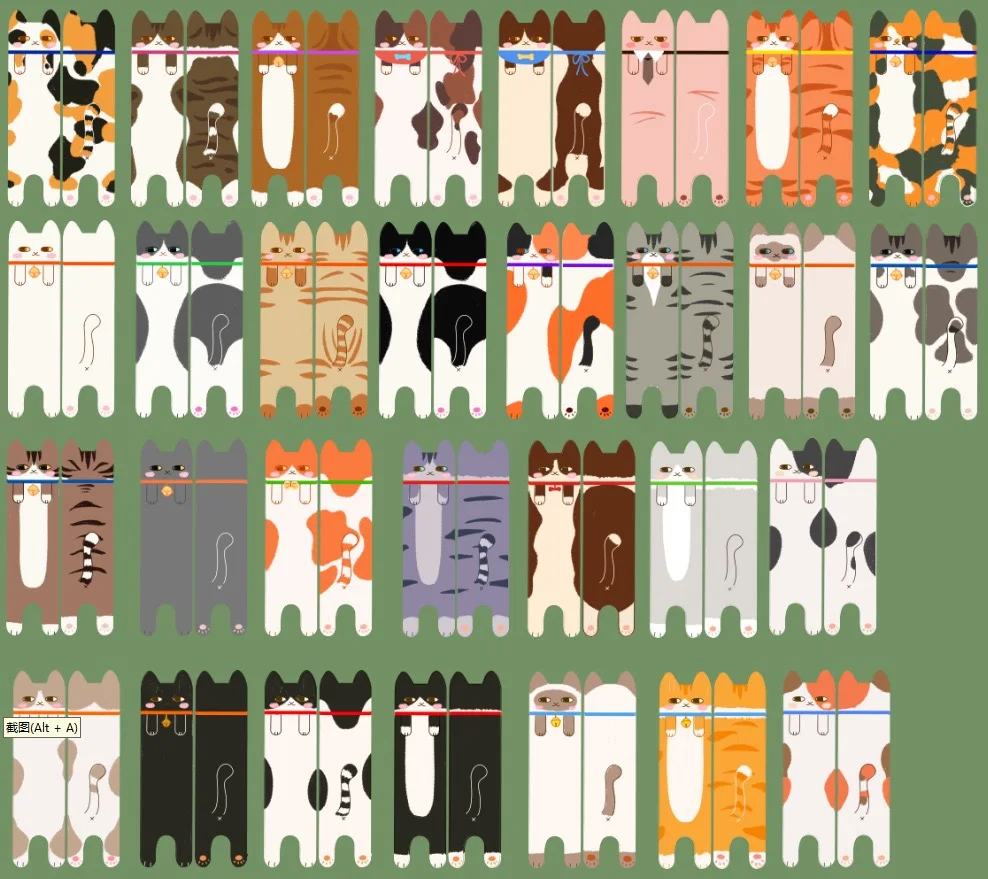 30PCS Cartoon Series Artistic Cat Creative Bookmarks Ins Style Minimalist Handbook Double sided Printed Paper Bookmarks
30PCS Cartoon Series Artistic Cat Creative Bookmarks Ins Style Minimalist Handbook Double sided Printed Paper Bookmarks