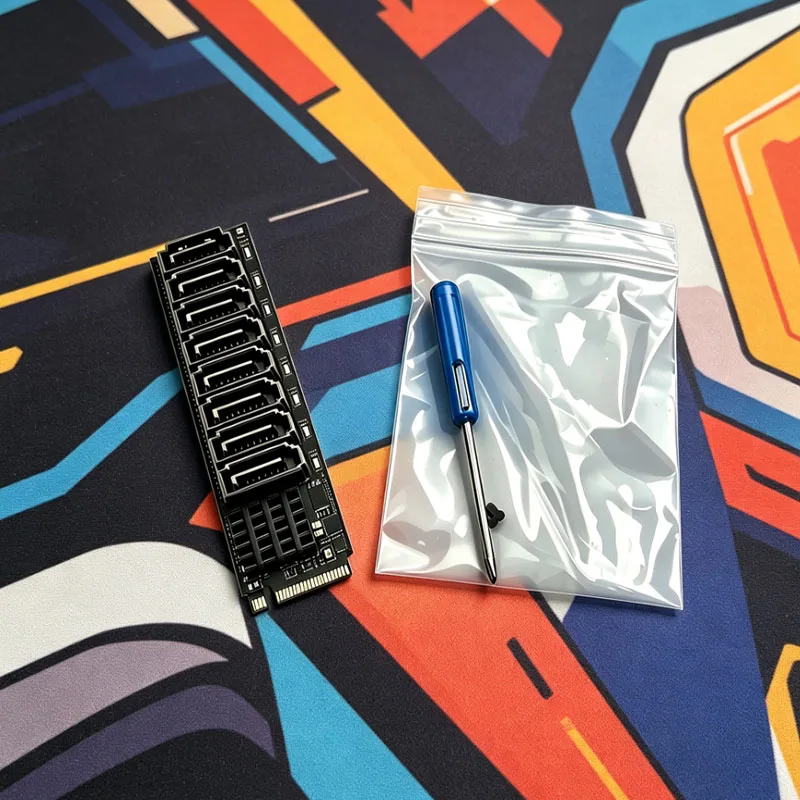 M.2 PCIE To SATA Expansion Card ASM1166 6Gbps NVME M.2 M-Key PCIE3.0 To 8 Port SATA3 Adapter with Smart Indicator for Desktop PC
M.2 PCIE To SATA Expansion Card ASM1166 6Gbps NVME M.2 M-Key PCIE3.0 To 8 Port SATA3 Adapter with Smart Indicator for Desktop PC