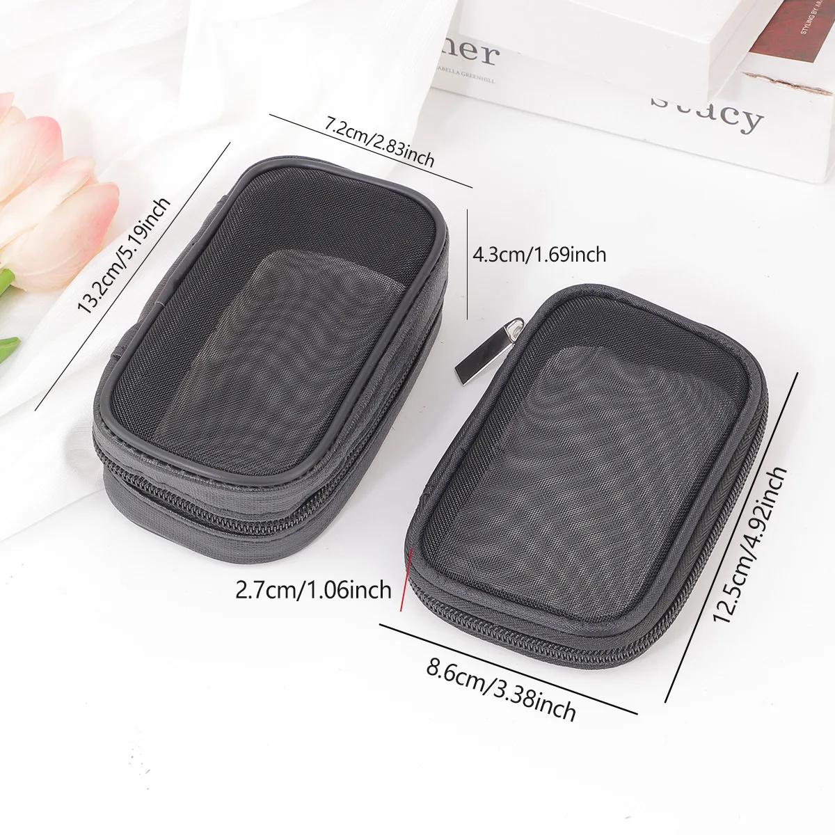 Nylon Transparent Mesh Makeup Bag Men Women Travel Multi-functional Toiletry Lipstick Wash Storage Bag Cosmetic Bag Zipper Pouch
Nylon Transparent Mesh Makeup Bag Men Women Travel Multi-functional Toiletry Lipstick Wash Storage Bag Cosmetic Bag Zipper Pouch