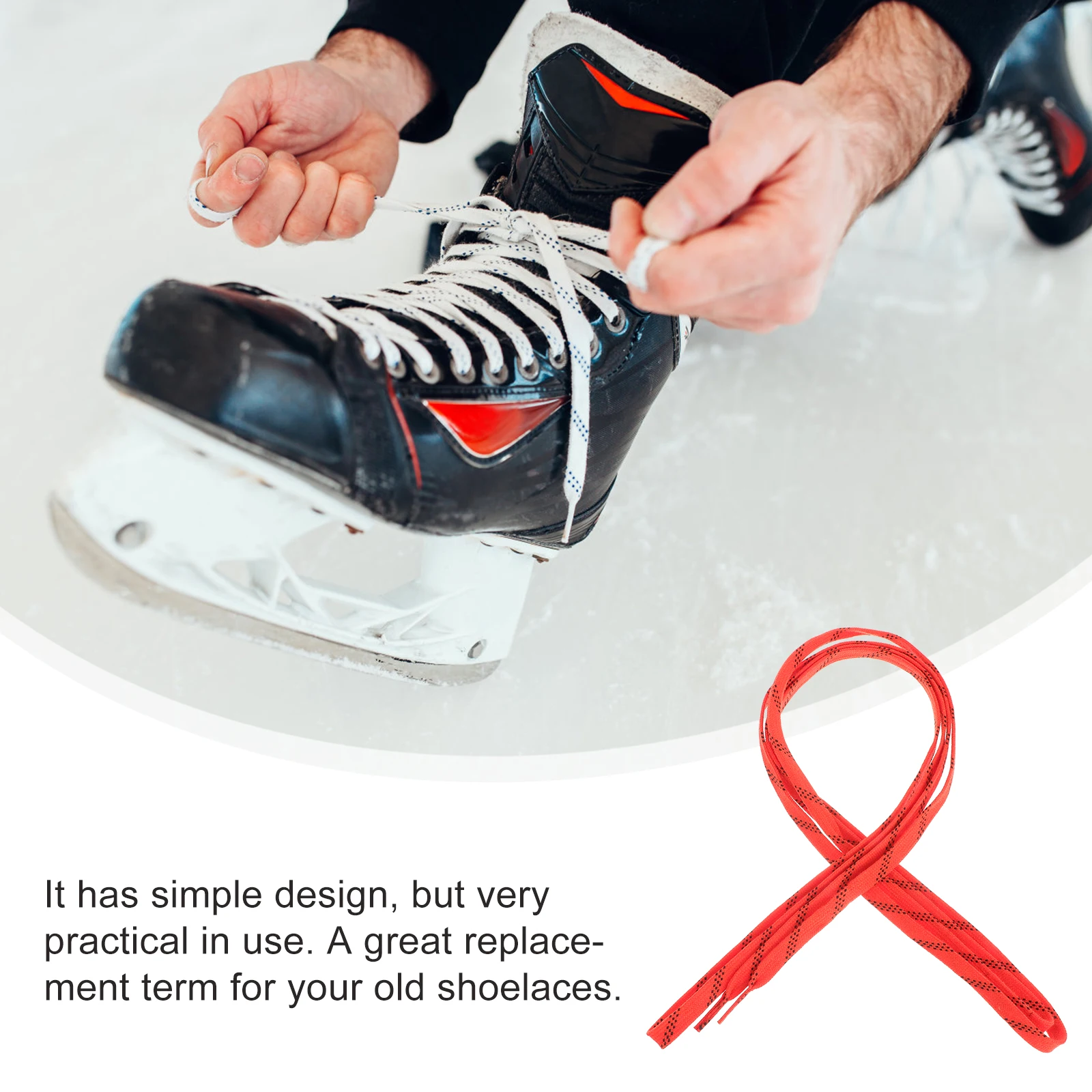 1 Pair 96 Inch Orange Waxed Anti-Freezing Shoelaces Durable Replacement For Skiing Hockey Skate Sports Shoes All-Match Lace
1 Pair 96 Inch Orange Waxed Anti-Freezing Shoelaces Durable Replacement For Skiing Hockey Skate Sports Shoes All-Match Lace