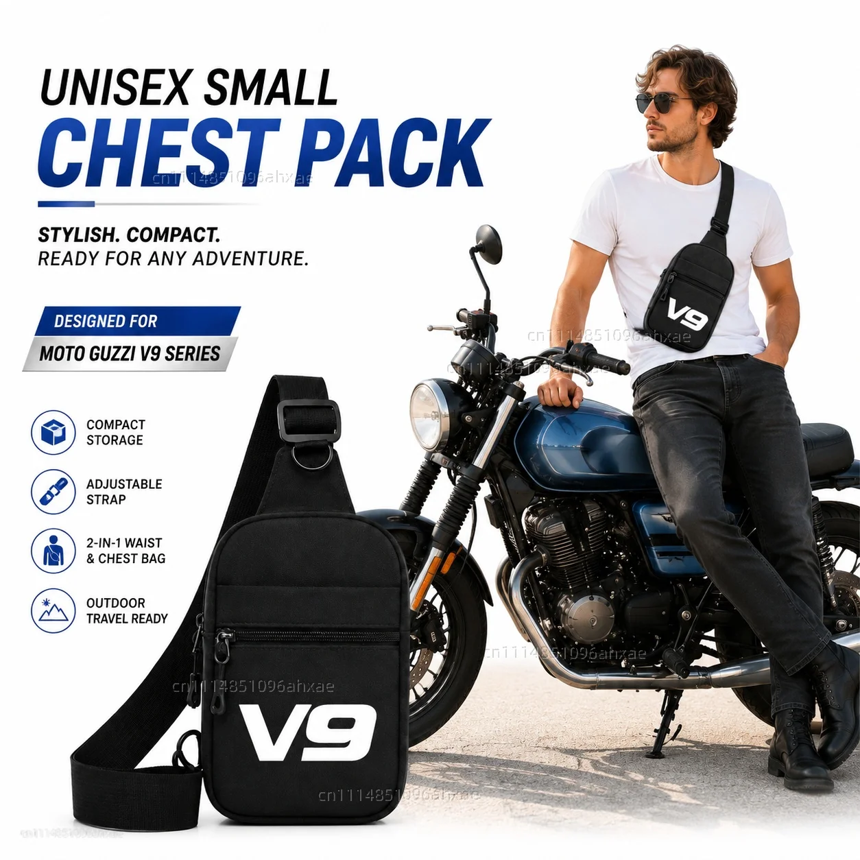 Motorcycle 2In1 Multi-functional Waist Bag Chest Bag Outdoor Travel Bag Waterproof Riding For Moto Guzzi V9 Series 2016-2024
Motorcycle 2In1 Multi-functional Waist Bag Chest Bag Outdoor Travel Bag Waterproof Riding For Moto Guzzi V9 Series 2016-2024