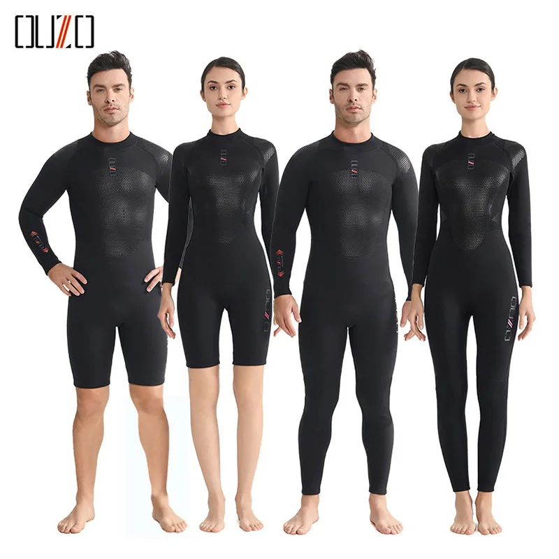 3mm Neoprene Diving Suit OUZO Warm Stretchable Full Body Wetsuit for Men Women Surfing Swimming
3mm Neoprene Diving Suit OUZO Warm Stretchable Full Body Wetsuit for Men Women Surfing Swimming
