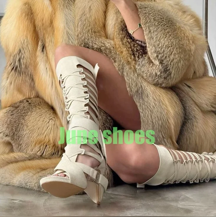 Женские сандалии телесного цвета с открытым носком и вырезом, ботинки, обувь, туфли на шнуровке с отложным воротником, летние туфли-лодочки на высоком каблуке-шпильке, размер 3446
Женские сандалии телесного цвета с открытым носком и вырезом, ботинки, обувь, туфли на шнуровке с отложным воротником, летние туфли-лодочки на высоком каблуке-шпильке, размер 3446