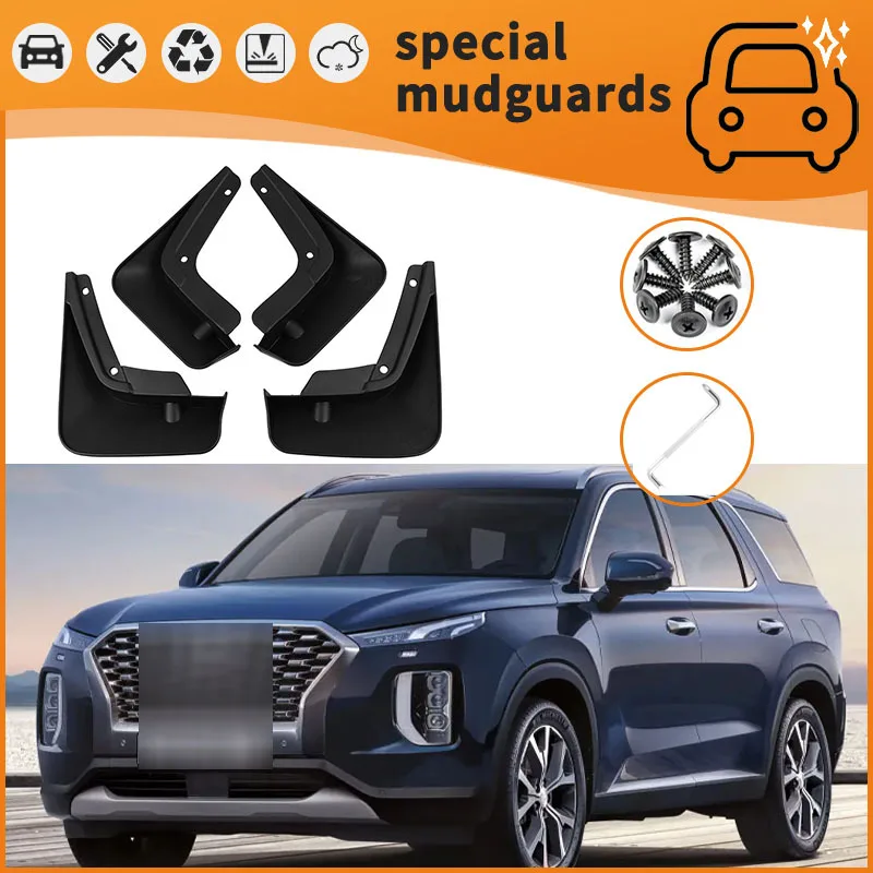 For 19-24 Hyundai Palisades Mudguards Fender Mudflaps Front Rear Flares Splash Guards Cover Car Accessorie
For 19-24 Hyundai Palisades Mudguards Fender Mudflaps Front Rear Flares Splash Guards Cover Car Accessorie