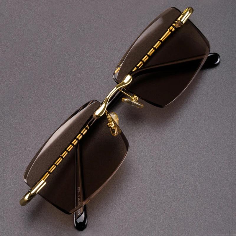 Natural Crystal Stone Sunglasses Man Luxury Rimless Glass Sun Glasses Woman Brown Mineral Len Vintage Moisturizing Eye Rectangle
Natural Crystal Stone Sunglasses Man Luxury Rimless Glass Sun Glasses Woman Brown Mineral Len Vintage Moisturizing Eye Rectangle