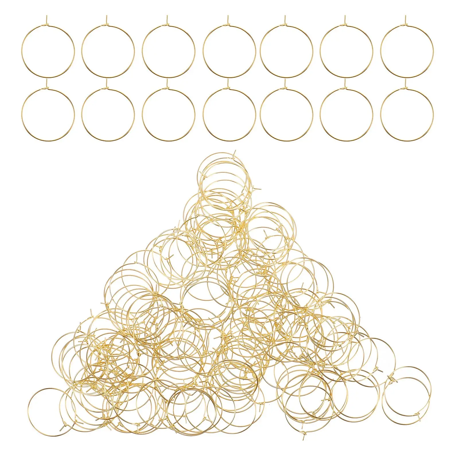 150 Pcs Drinks Wine Glass Identification Ring Cup Markers Bottle Charms Golden Party Glasses
150 Pcs Drinks Wine Glass Identification Ring Cup Markers Bottle Charms Golden Party Glasses