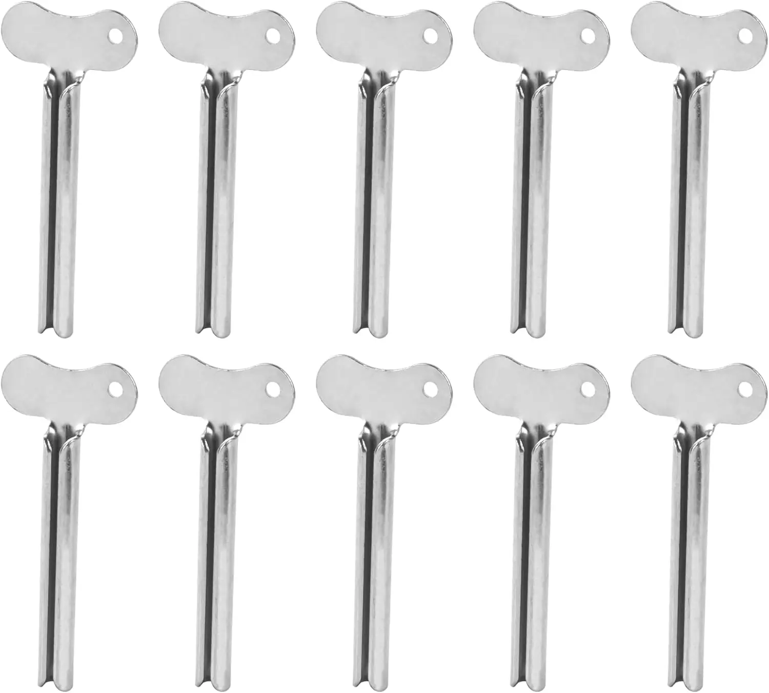 Stainless Steel Toothpaste Squeezer Tube Key for Home Hair Dye (Set of 10)
Stainless Steel Toothpaste Squeezer Tube Key for Home Hair Dye (Set of 10)