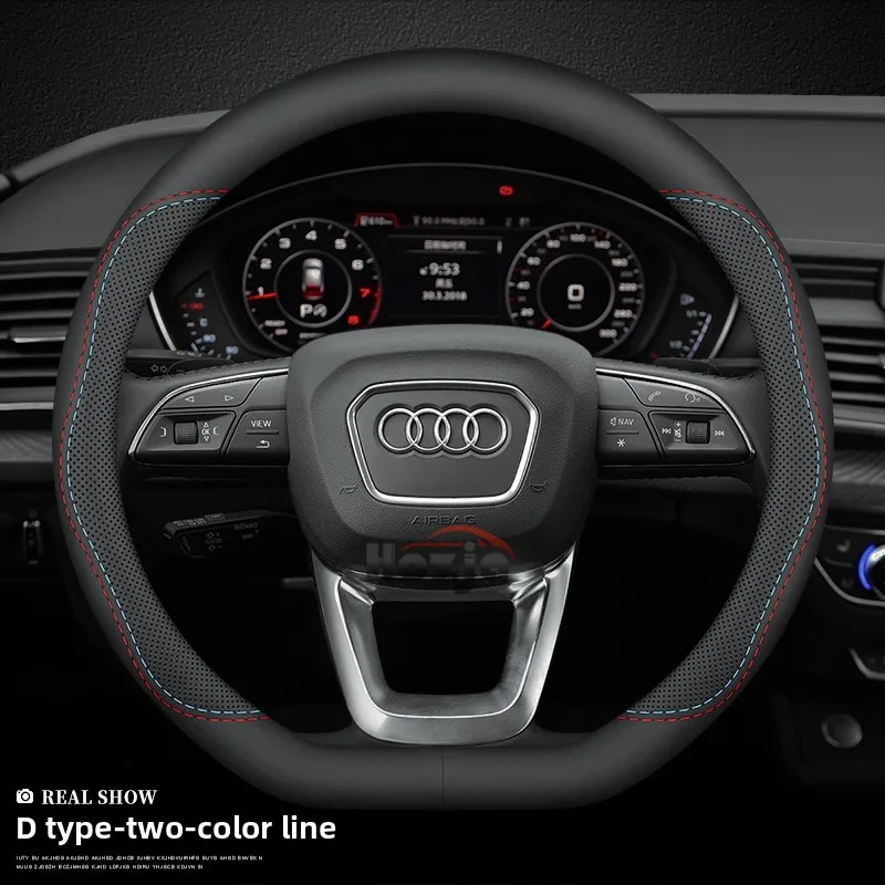 for Audi A3 S3 SQ8 RS6 SQ7 RS7 RS Q8 Q5 A8 RS5 Q3 S8 S-line Avant 2012- 2025 Steering Wheel Cover Nappa Leather Car Accessories
for Audi A3 S3 SQ8 RS6 SQ7 RS7 RS Q8 Q5 A8 RS5 Q3 S8 S-line Avant 2012- 2025 Steering Wheel Cover Nappa Leather Car Accessories