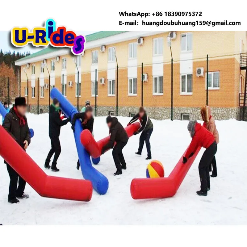 Интерактивная спортивная игра: надувные клюшки для хоккея и игры в хоккей с шайбой для тимбилдинга
Интерактивная спортивная игра: надувные клюшки для хоккея и игры в хоккей с шайбой для тимбилдинга