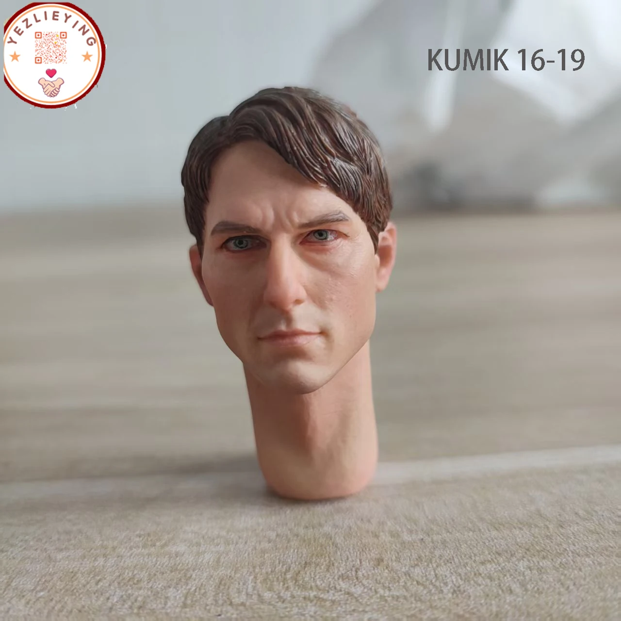 1/6 Sca KUMIK 16-19 Male Head Sculpt 1:6 Man Head Sculpture Tom Cruise Head Carving Fit 12Inch Veryhot Body Figure Collectible
1/6 Sca KUMIK 16-19 Male Head Sculpt 1:6 Man Head Sculpture Tom Cruise Head Carving Fit 12Inch Veryhot Body Figure Collectible