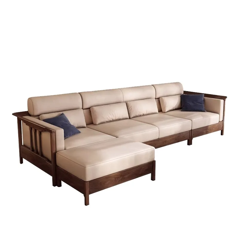 High-end Zen furniture, solid wood black walnut corner sofa bed, suitable for large apartments and living rooms
High-end Zen furniture, solid wood black walnut corner sofa bed, suitable for large apartments and living rooms