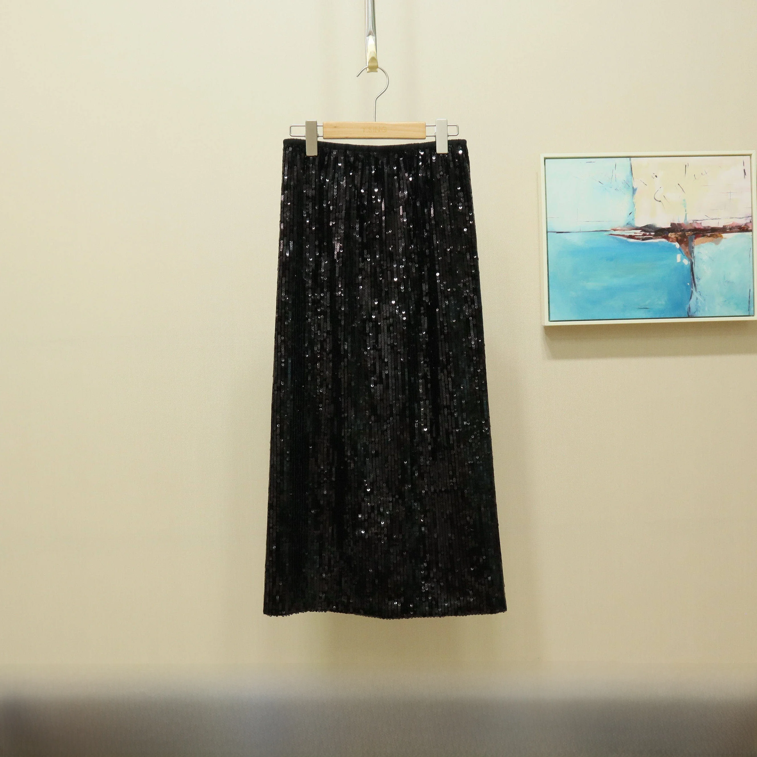 Faionable iny Sequin f Skirt Winter New Arrival Y2K Casual High Waist Straight Cut Polyester Fiber Ladies Skirt
Faionable iny Sequin f Skirt Winter New Arrival Y2K Casual High Waist Straight Cut Polyester Fiber Ladies Skirt