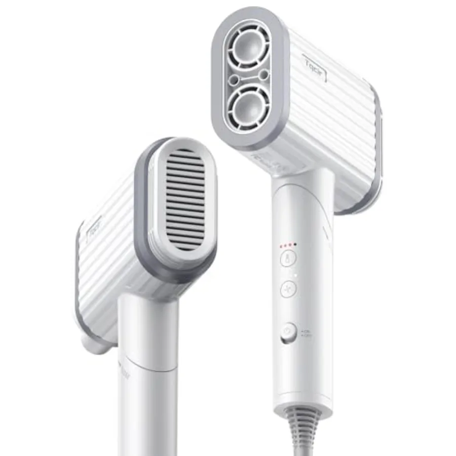 Фен для волос с двумя высокоскоростными бесщеточными моторами (220 000 об/мин) для 6-кратного ускоренного высыхания, 500 миллионов отрицательных ионов
Фен для волос с двумя высокоскоростными бесщеточными моторами (220 000 об/мин) для 6-кратного ускоренного высыхания, 500 миллионов отрицательных ионов