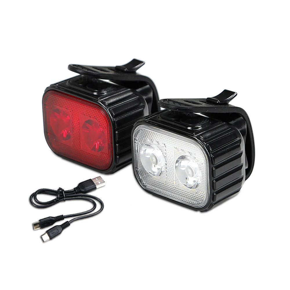 New Arrives Equipment Bike Necessary Front Rear Bike Light USB Rechargeable LED Light For Bicycle Outdoor Cycling Bicycle Light
New Arrives Equipment Bike Necessary Front Rear Bike Light USB Rechargeable LED Light For Bicycle Outdoor Cycling Bicycle Light