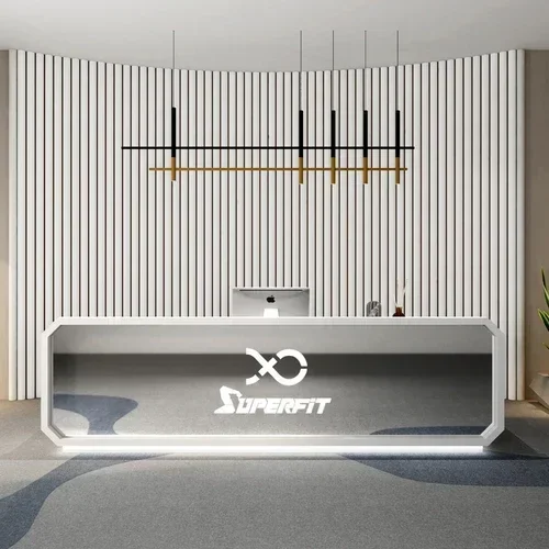Stainless Steel Cashier Counter Clothing Store Beauty Bar Company Reception Desk
Stainless Steel Cashier Counter Clothing Store Beauty Bar Company Reception Desk