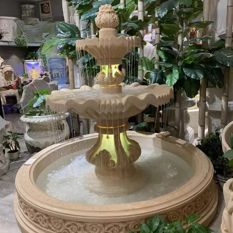 European-style courtyard flowing water ornament outdoor fish pond flowing water large villa outdoor fountain
European-style courtyard flowing water ornament outdoor fish pond flowing water large villa outdoor fountain