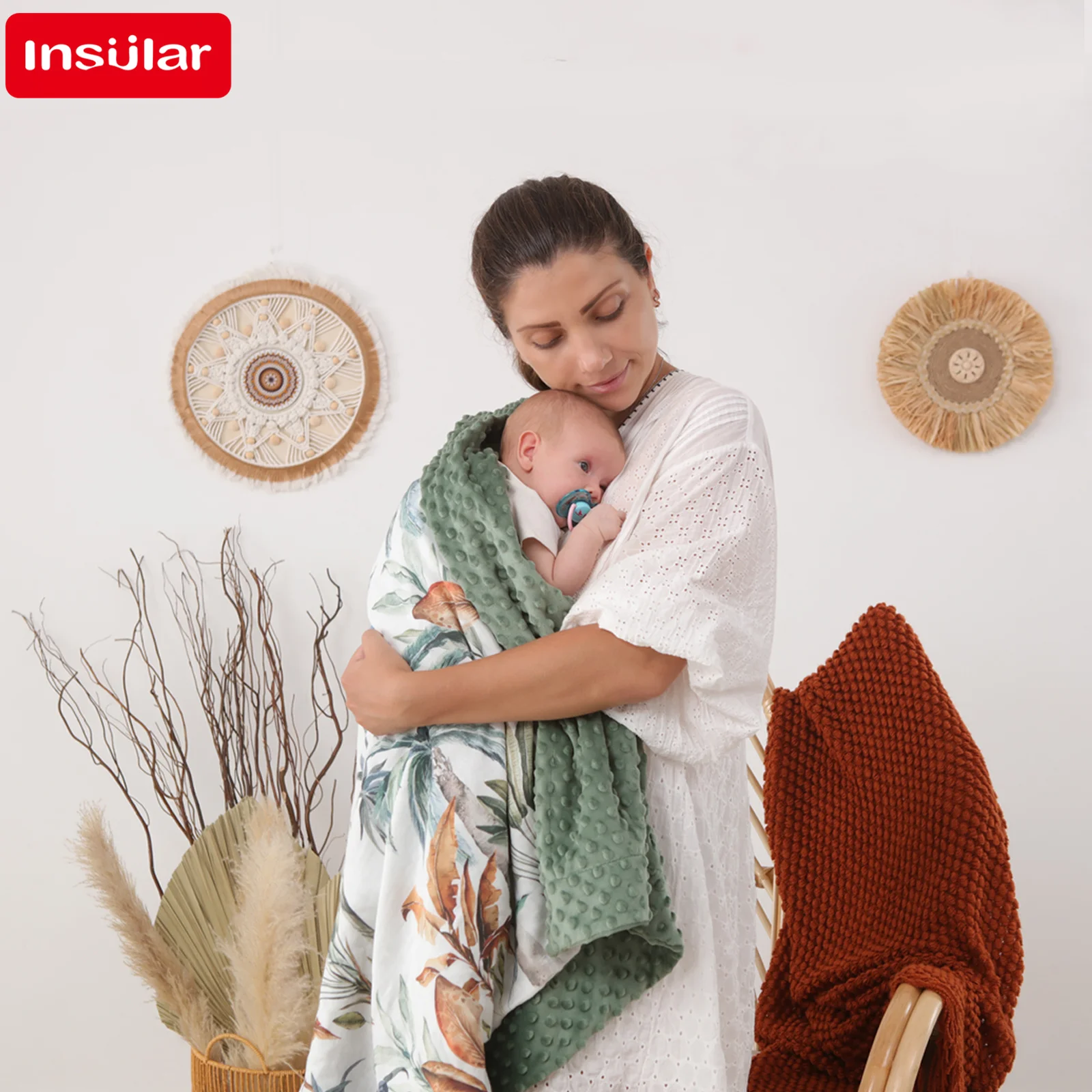INSULAR Baby Bamboo Cotton Gauze Blankets Newborn Bean Swaddle Wrap Stroller Thermal Soft Quilt Air Conditioning Soogan 4 Season
INSULAR Baby Bamboo Cotton Gauze Blankets Newborn Bean Swaddle Wrap Stroller Thermal Soft Quilt Air Conditioning Soogan 4 Season