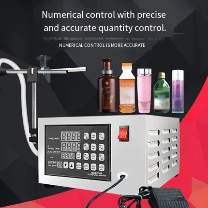 KC-280 CNC Liquid Quantitative Essential Oil Filling Machine Fully Automatic Small Beverage Packaging Machine Alcoholic Beverage
KC-280 CNC Liquid Quantitative Essential Oil Filling Machine Fully Automatic Small Beverage Packaging Machine Alcoholic Beverage