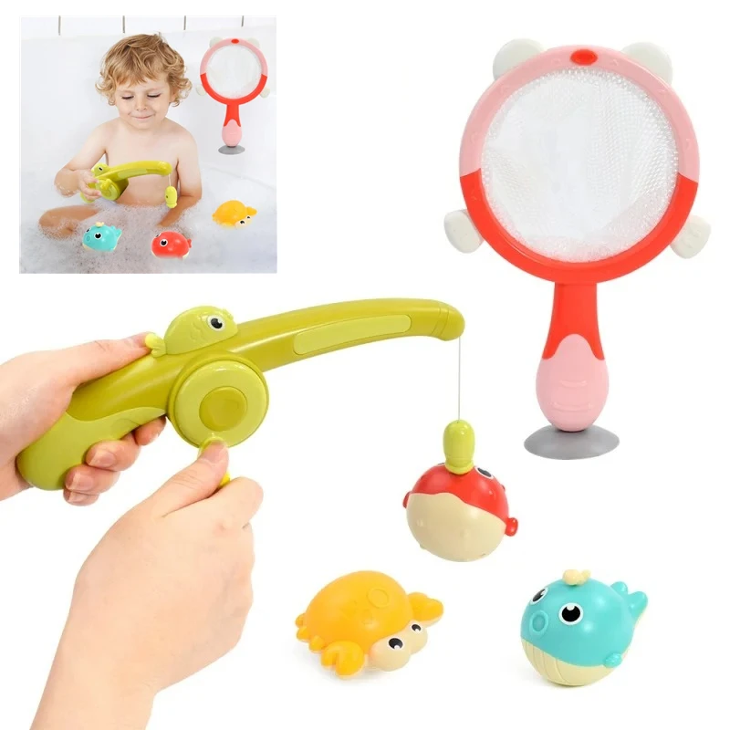 Magnetic LED Light Up Fishing Games Baby Bath Toys Set with Fishing Rod Toddler Bathtub Floating Water Toys for Kids Gift
Magnetic LED Light Up Fishing Games Baby Bath Toys Set with Fishing Rod Toddler Bathtub Floating Water Toys for Kids Gift