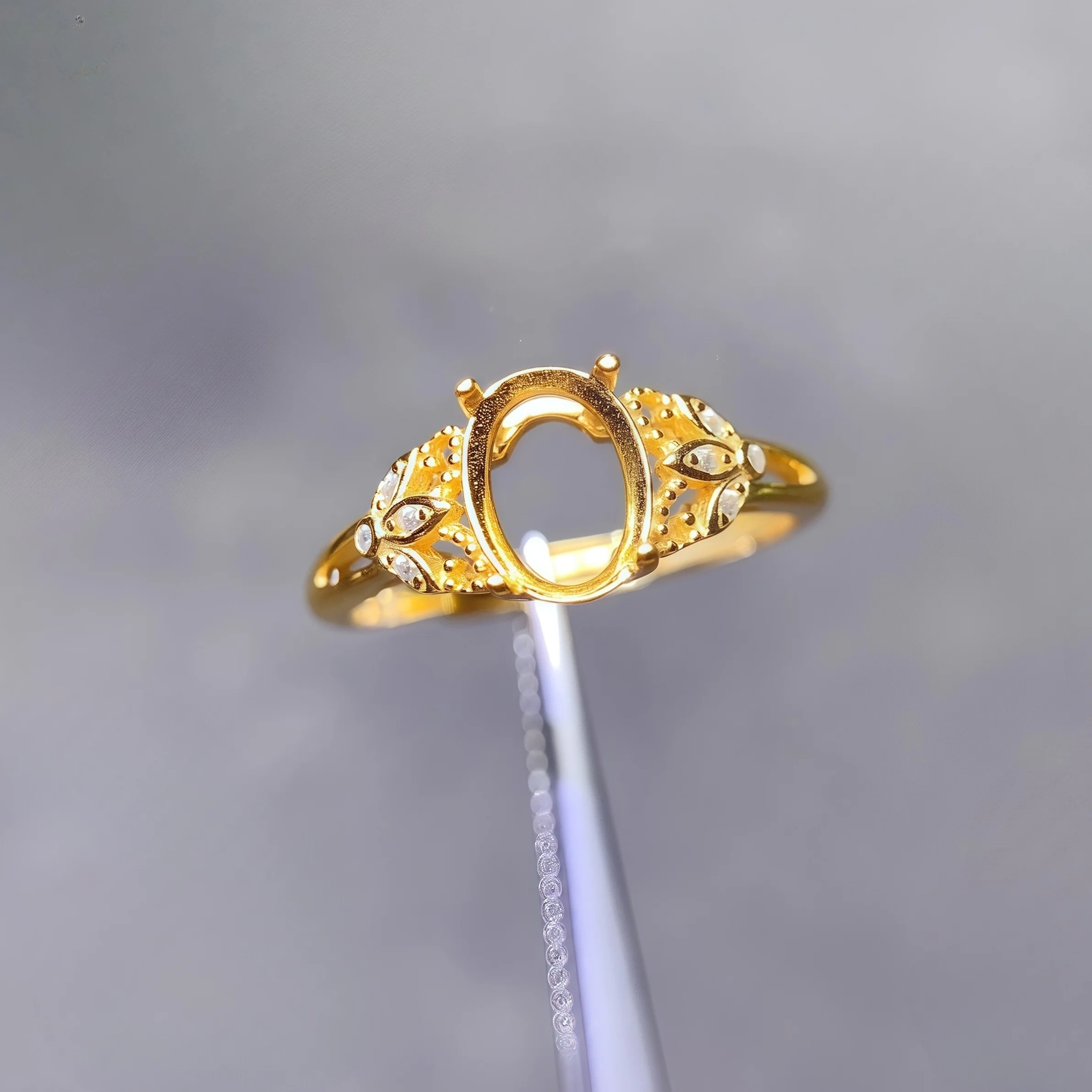 L S925 Sterling Silver DIY Empty Holder Ring Inlay 5*7/6*8/8*10mm Oval Stone Fine Design Weddings Charm Jewelry for Woman
L S925 Sterling Silver DIY Empty Holder Ring Inlay 5*7/6*8/8*10mm Oval Stone Fine Design Weddings Charm Jewelry for Woman
