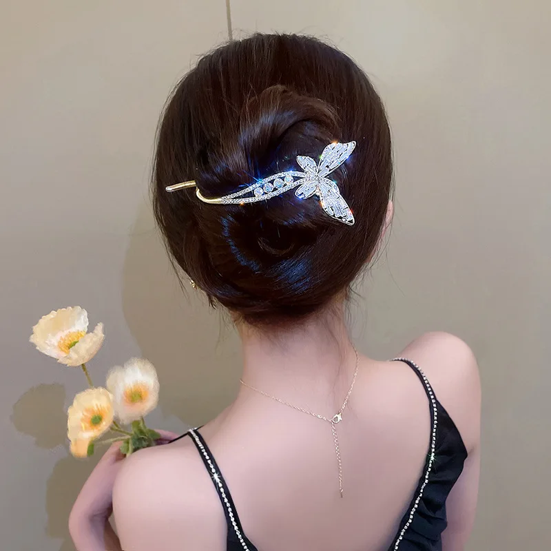refined Zircon Frog Buckle Hair Clips for Women Butterfly One Word Clip Hair Clip Silver Hair Accessories women's accessories
refined Zircon Frog Buckle Hair Clips for Women Butterfly One Word Clip Hair Clip Silver Hair Accessories women's accessories