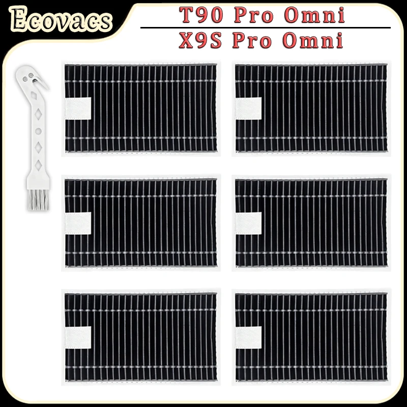 HEPA filter Replacement Accessories Kit Compatible with Ecovacs T90 Pro Omni/X9S Pro Omni Robot Vacuum HEPA filter Parts(6PCS)
HEPA filter Replacement Accessories Kit Compatible with Ecovacs T90 Pro Omni/X9S Pro Omni Robot Vacuum HEPA filter Parts(6PCS)