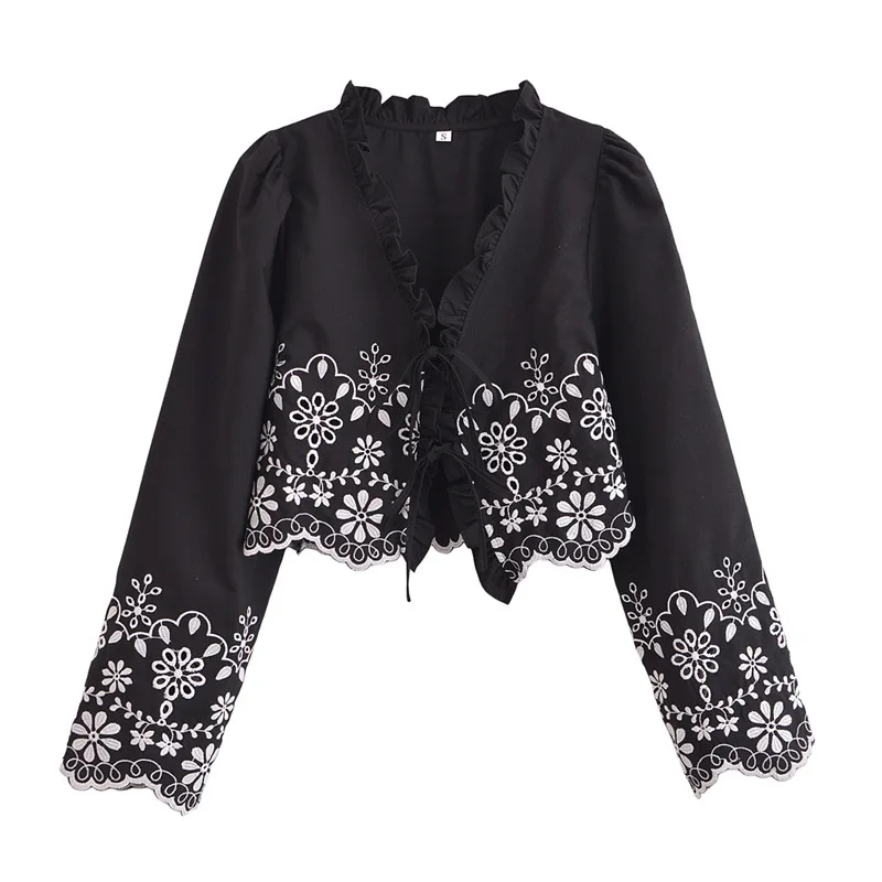 2025 Spring New Women's Clothing Style Stylish Simple and Versatile Hollow Embroidered Cotton Top
2025 Spring New Women's Clothing Style Stylish Simple and Versatile Hollow Embroidered Cotton Top