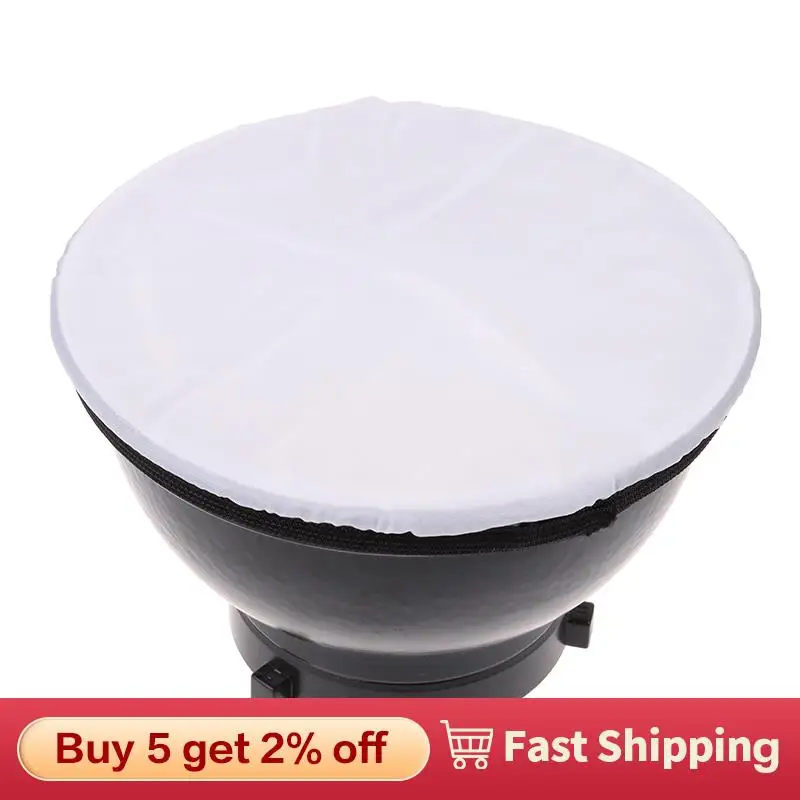 Photography Light Soft White Diffuser Cloth For 180mm Standard Studio Strobe Reflector
Photography Light Soft White Diffuser Cloth For 180mm Standard Studio Strobe Reflector