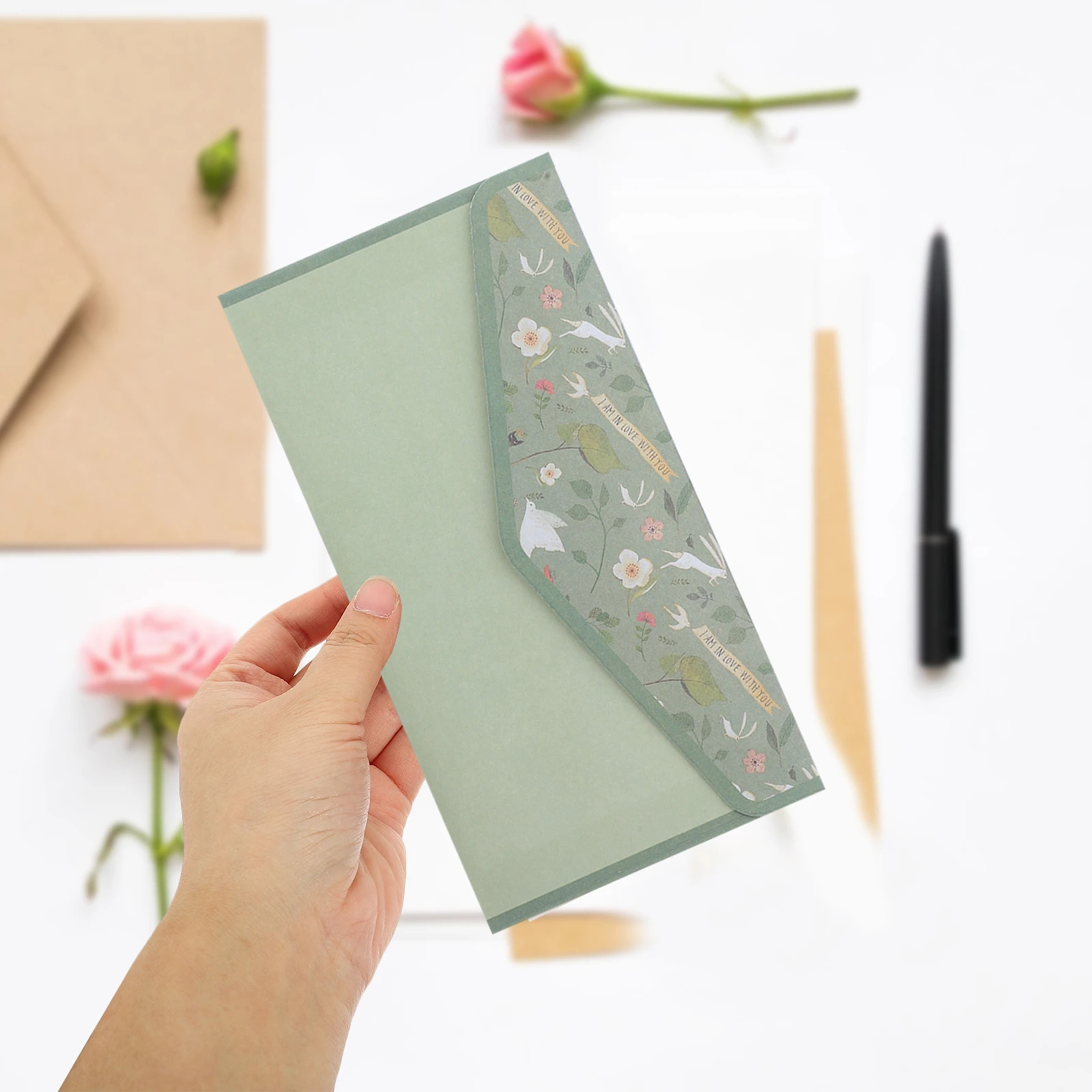 Letter Paper Envelop Package Lined Stationery with Envelopes Small and Fresh Writing
Letter Paper Envelop Package Lined Stationery with Envelopes Small and Fresh Writing