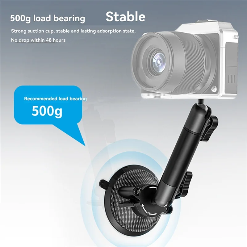 BNVN-Go-Quick II Action Camera Smartphone Suction Cup Mount 1/4'' Screw 360° Ballhead For Gopro Insta360 Phone Car Holder
BNVN-Go-Quick II Action Camera Smartphone Suction Cup Mount 1/4'' Screw 360° Ballhead For Gopro Insta360 Phone Car Holder