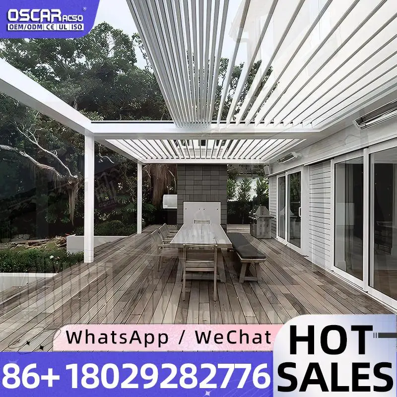 Легкий современный алюминиевый электрический тент Pergola 3x4, роскошный солнцезащитный козырек с защитой от вращения для ресторанов в европейских областях, роскошный
Легкий современный алюминиевый электрический тент Pergola 3x4, роскошный солнцезащитный козырек с защитой от вращения для ресторанов в европейских областях, роскошный