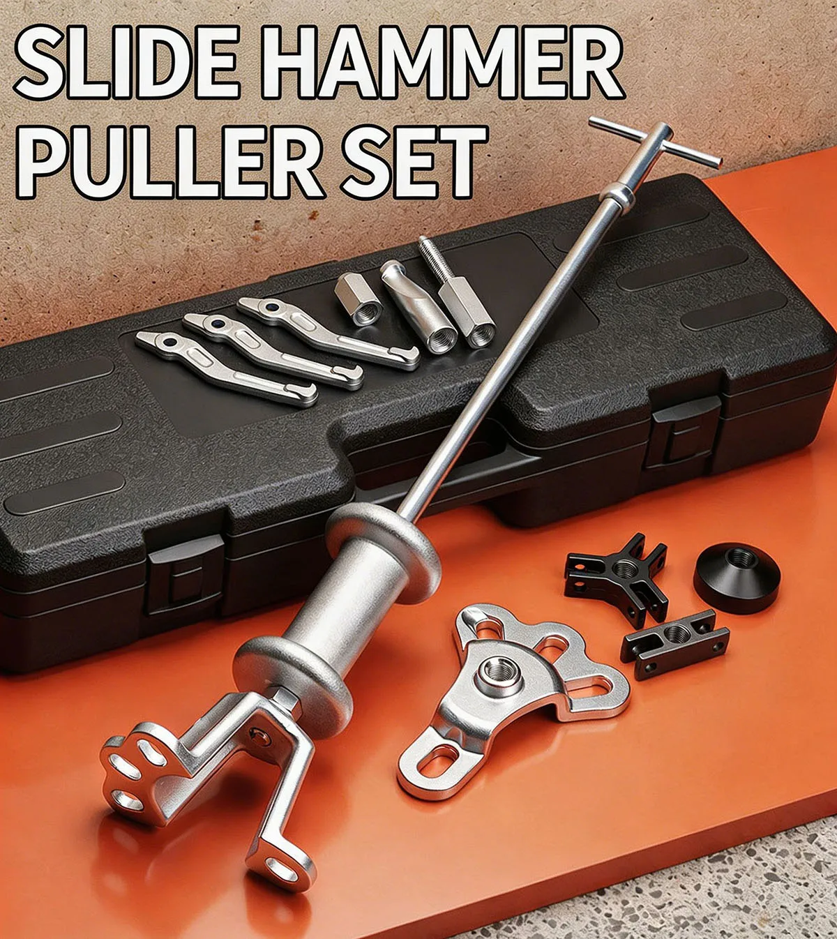 Slide Hammer Dent Puller Set, Slide Hammer Axle Bearing Dent Hub 2 3 Internal External Gear Puller Set Auto Body Repair Tool Set
Slide Hammer Dent Puller Set, Slide Hammer Axle Bearing Dent Hub 2 3 Internal External Gear Puller Set Auto Body Repair Tool Set