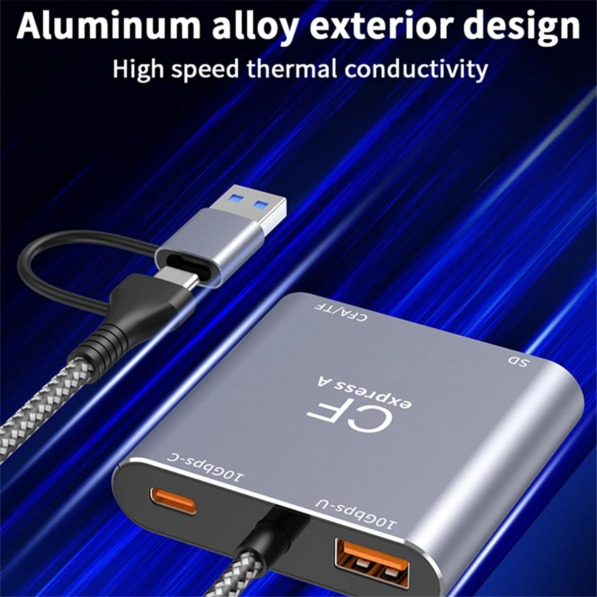 2025+CFexpress 3in1 TypeA SD TF Высокоскоростной кард-ридер USB3.2 Gen2 10 Гбит/с USB-C Hub B
2025+CFexpress 3in1 TypeA SD TF Высокоскоростной кард-ридер USB3.2 Gen2 10 Гбит/с USB-C Hub B