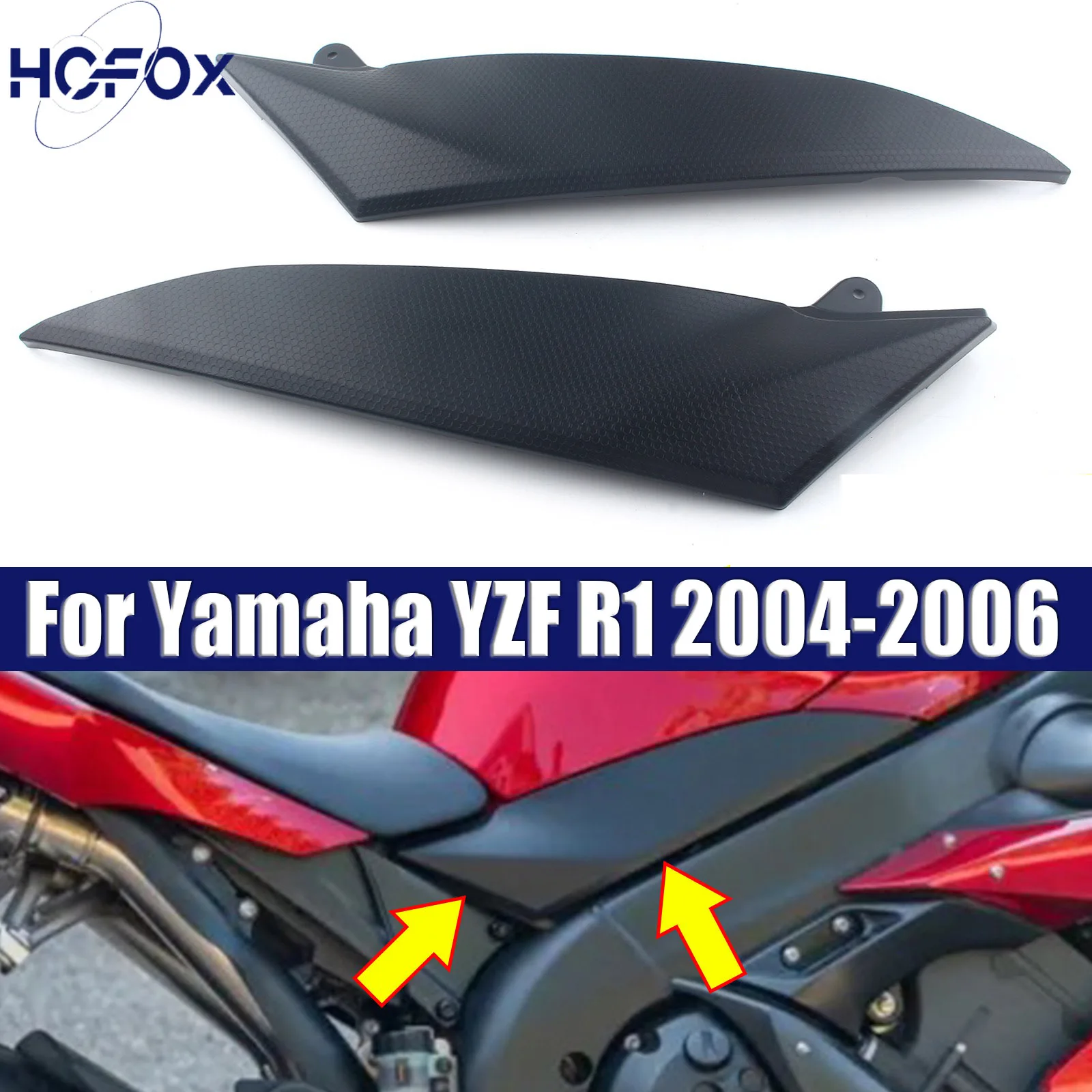 For Yamaha YZF R1 2004-2006 ABS Black Tank Side Covers Panels Decorative Cover Fairing
For Yamaha YZF R1 2004-2006 ABS Black Tank Side Covers Panels Decorative Cover Fairing