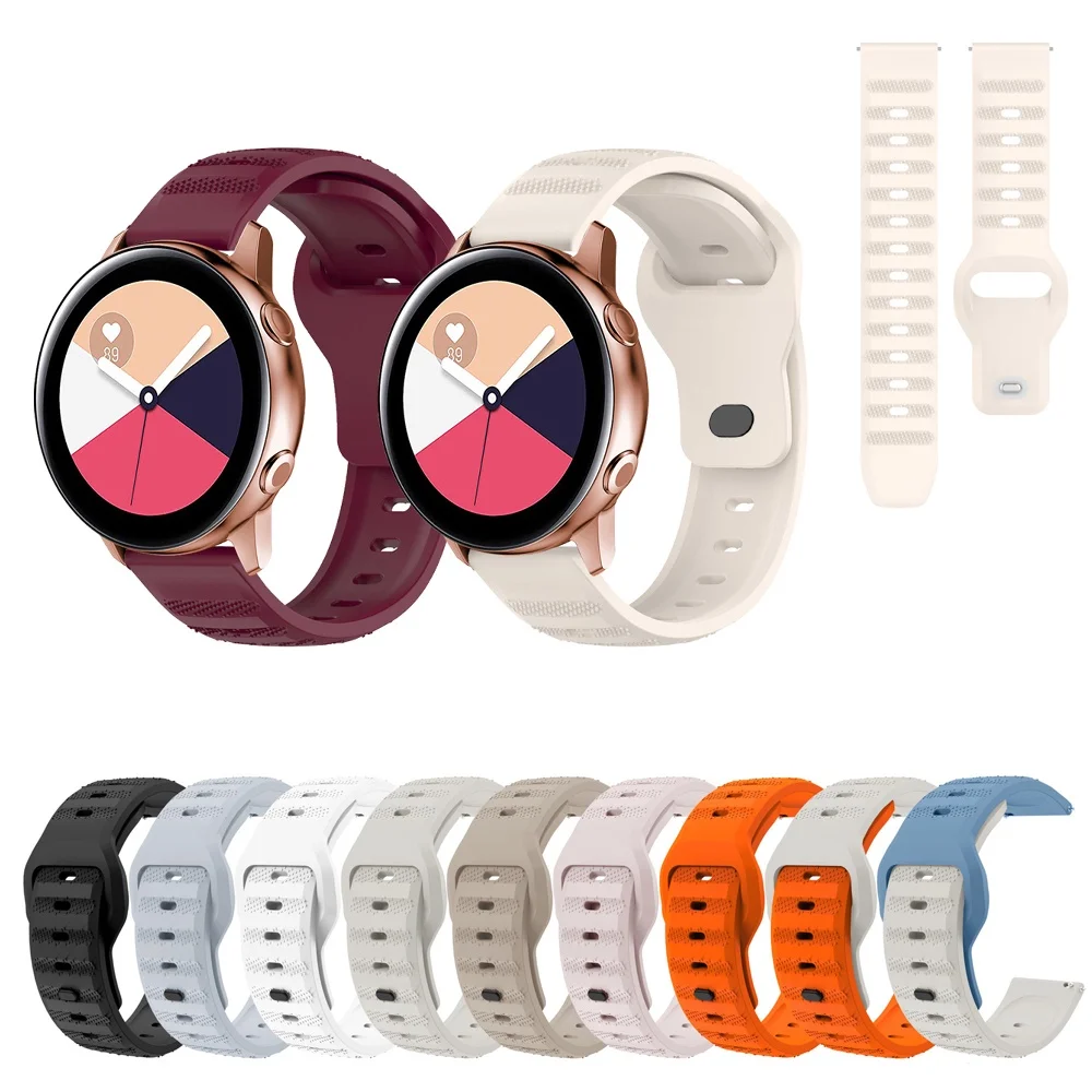 Silicone Strap For Samsung Galaxy Watch Active 2 40mm 44mm Wristband Sport Bracelet Watch Band
Silicone Strap For Samsung Galaxy Watch Active 2 40mm 44mm Wristband Sport Bracelet Watch Band