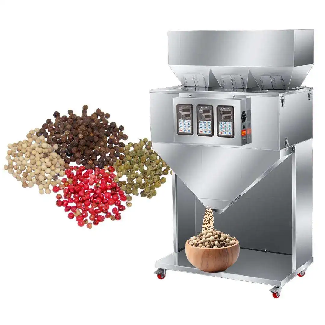 Large Quantities Three-Head Automatic Bag Weighing Filling Machine Intelligent Herbal Powder Dispenser Granule Packing Machine
Large Quantities Three-Head Automatic Bag Weighing Filling Machine Intelligent Herbal Powder Dispenser Granule Packing Machine