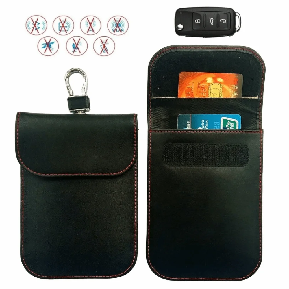 Genuine Leather RFID Blocking Car Keys Case Versatile Storage Zipper Closure Anti-Theft Key Protector Retro Coin Purse
Genuine Leather RFID Blocking Car Keys Case Versatile Storage Zipper Closure Anti-Theft Key Protector Retro Coin Purse