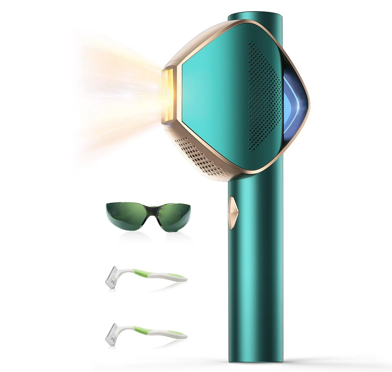 IPL Hair Removal Device for Women Men, 999,999 Flashes Painless, 3-in-1 for Face Body Bikini
IPL Hair Removal Device for Women Men, 999,999 Flashes Painless, 3-in-1 for Face Body Bikini