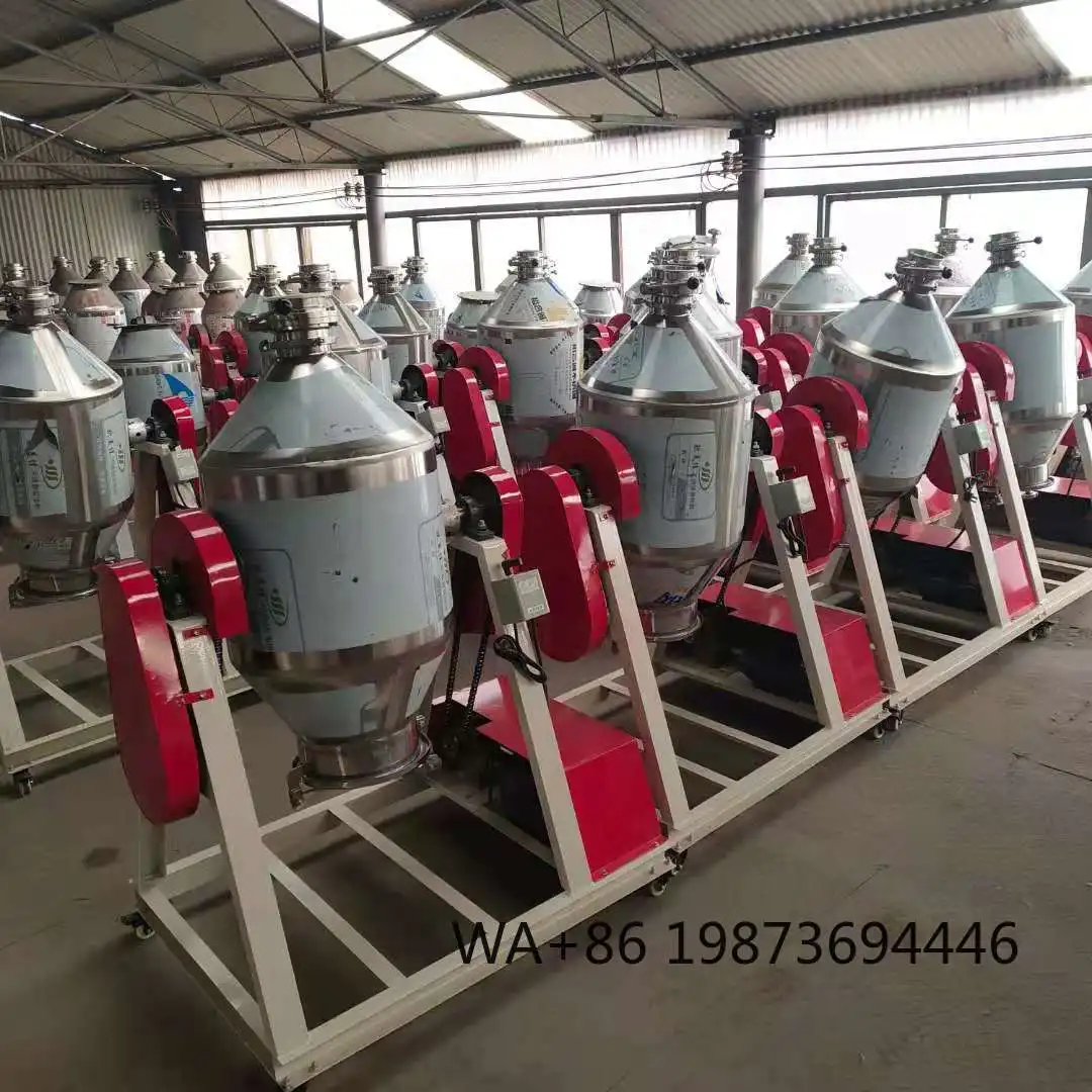High Efficiency Industrial Chemical Mixer Drum Blender for Small Business Production
High Efficiency Industrial Chemical Mixer Drum Blender for Small Business Production