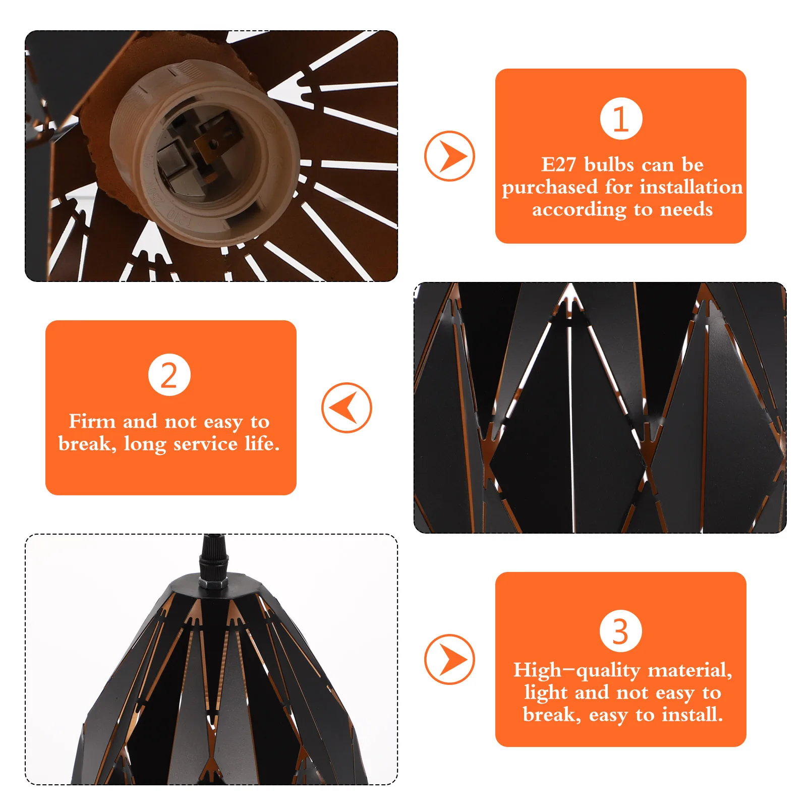 Industrial Style Chandelier Iron Craft Pendant Light Vintage Lamp for Indoor Scene Ceiling Hanging Lamps 
Industrial Style Chandelier Iron Craft Pendant Light Vintage Lamp for Indoor Scene Ceiling Hanging Lamps