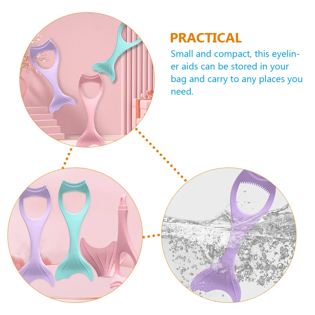 Eye Makeup Aid Silicone Eyeliner Stencil Tool Multi-Angle Design for Precise Liner Application Reusable Women Makeup Tool
Eye Makeup Aid Silicone Eyeliner Stencil Tool Multi-Angle Design for Precise Liner Application Reusable Women Makeup Tool