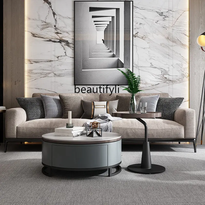 zqItalian round Tea Table Nordic Modern Large and Small round Combination Storage Small Apartment Stone Plate Coffee Table
zqItalian round Tea Table Nordic Modern Large and Small round Combination Storage Small Apartment Stone Plate Coffee Table
