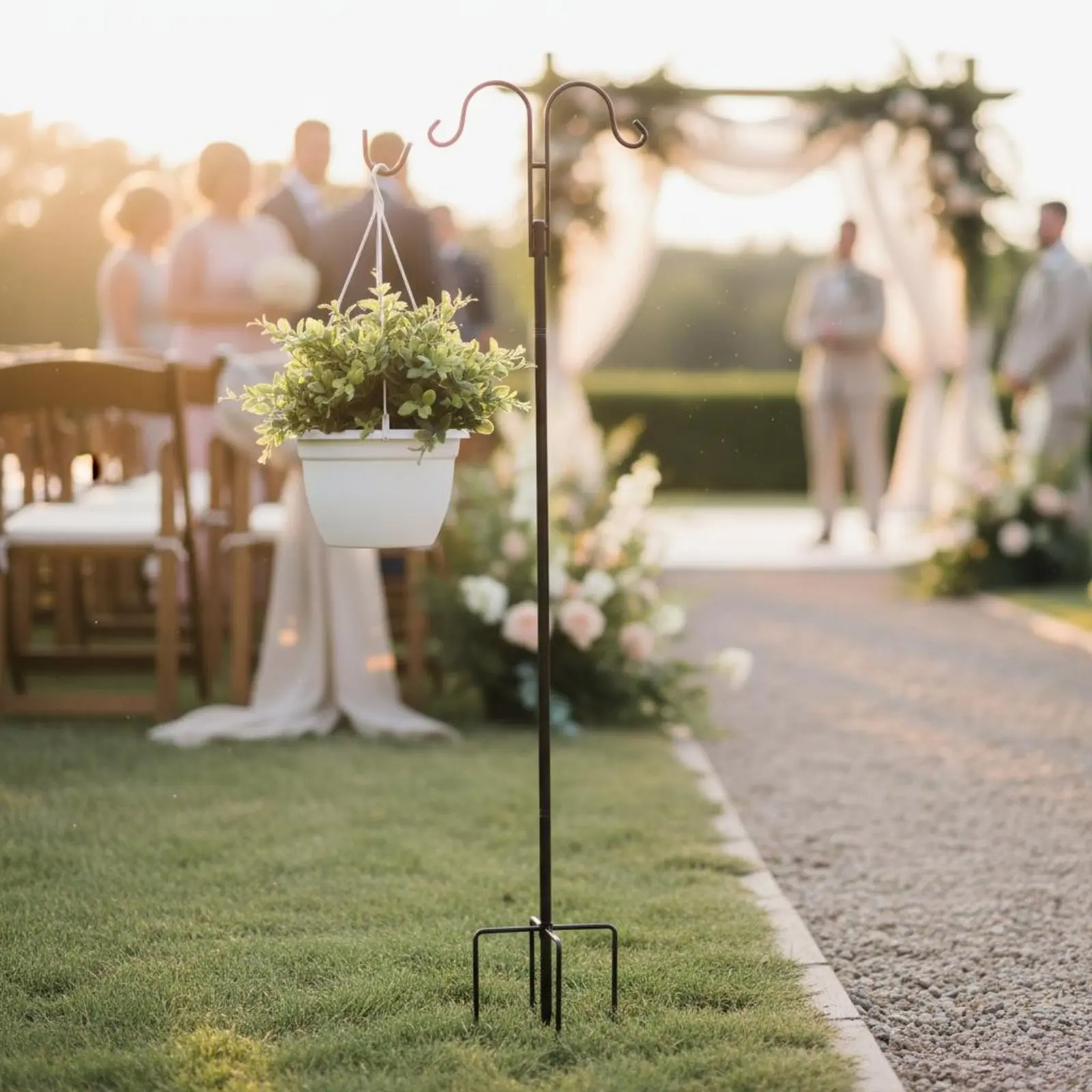 Double Herdsman Hook Ironwork Double Hanging Basket Stand Ground Stake Hanger Heavy Duty Outdoor Decor Easy to Assemble
Double Herdsman Hook Ironwork Double Hanging Basket Stand Ground Stake Hanger Heavy Duty Outdoor Decor Easy to Assemble