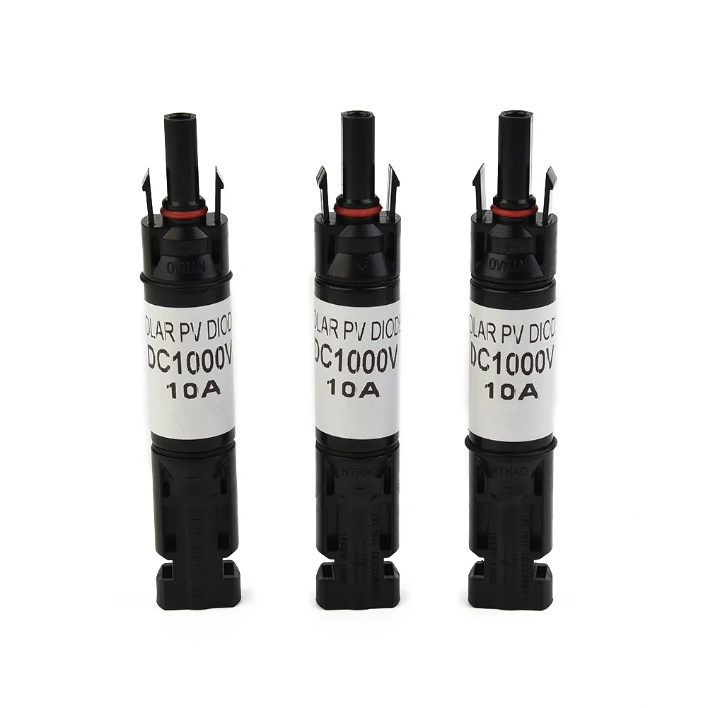 IP67 Rated 3PCS Solar Panel Cable Blocking Diode Waterproof Connector AC/DC Interface Type 30A Male/Female Plug/Socket
IP67 Rated 3PCS Solar Panel Cable Blocking Diode Waterproof Connector AC/DC Interface Type 30A Male/Female Plug/Socket
