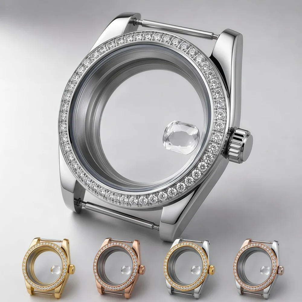LARIMOKER 36mm 39mm Luxury Diamond Watch Case For NH35 NH36 ETA2824 PT5000 Movement Stainless Steel Sapphire Glass Waterproof
LARIMOKER 36mm 39mm Luxury Diamond Watch Case For NH35 NH36 ETA2824 PT5000 Movement Stainless Steel Sapphire Glass Waterproof