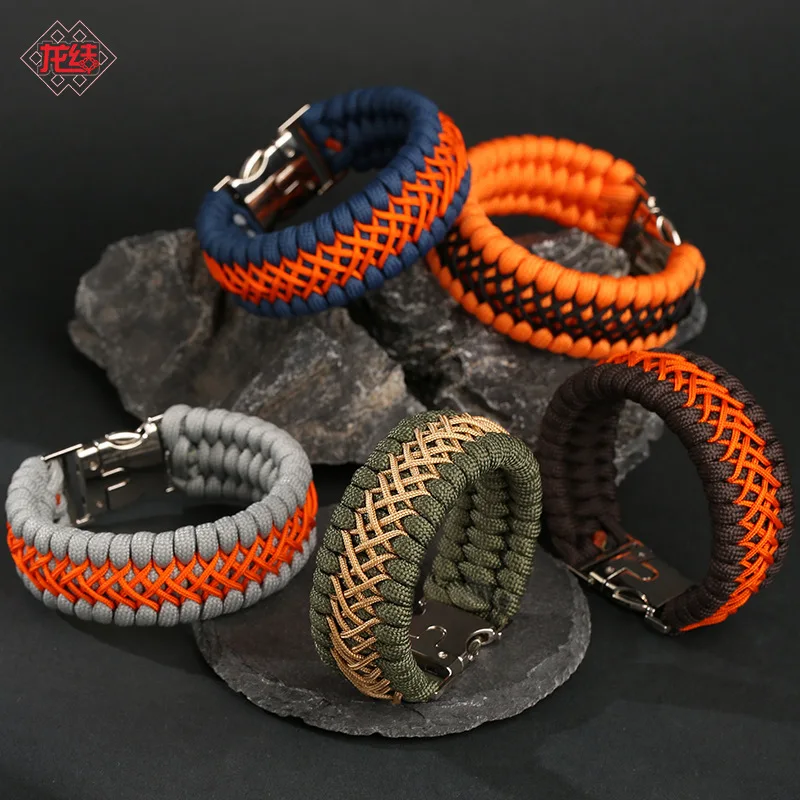 Dragon Knot Outdoor Equipment Seven Core Umbrella Rope Hand Woven Mesh Bracelet Gift For Couples Military Wristband Holiday Gif
Dragon Knot Outdoor Equipment Seven Core Umbrella Rope Hand Woven Mesh Bracelet Gift For Couples Military Wristband Holiday Gif